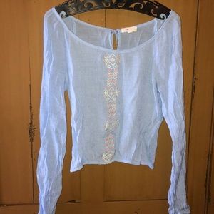 Pacsun blue blouse